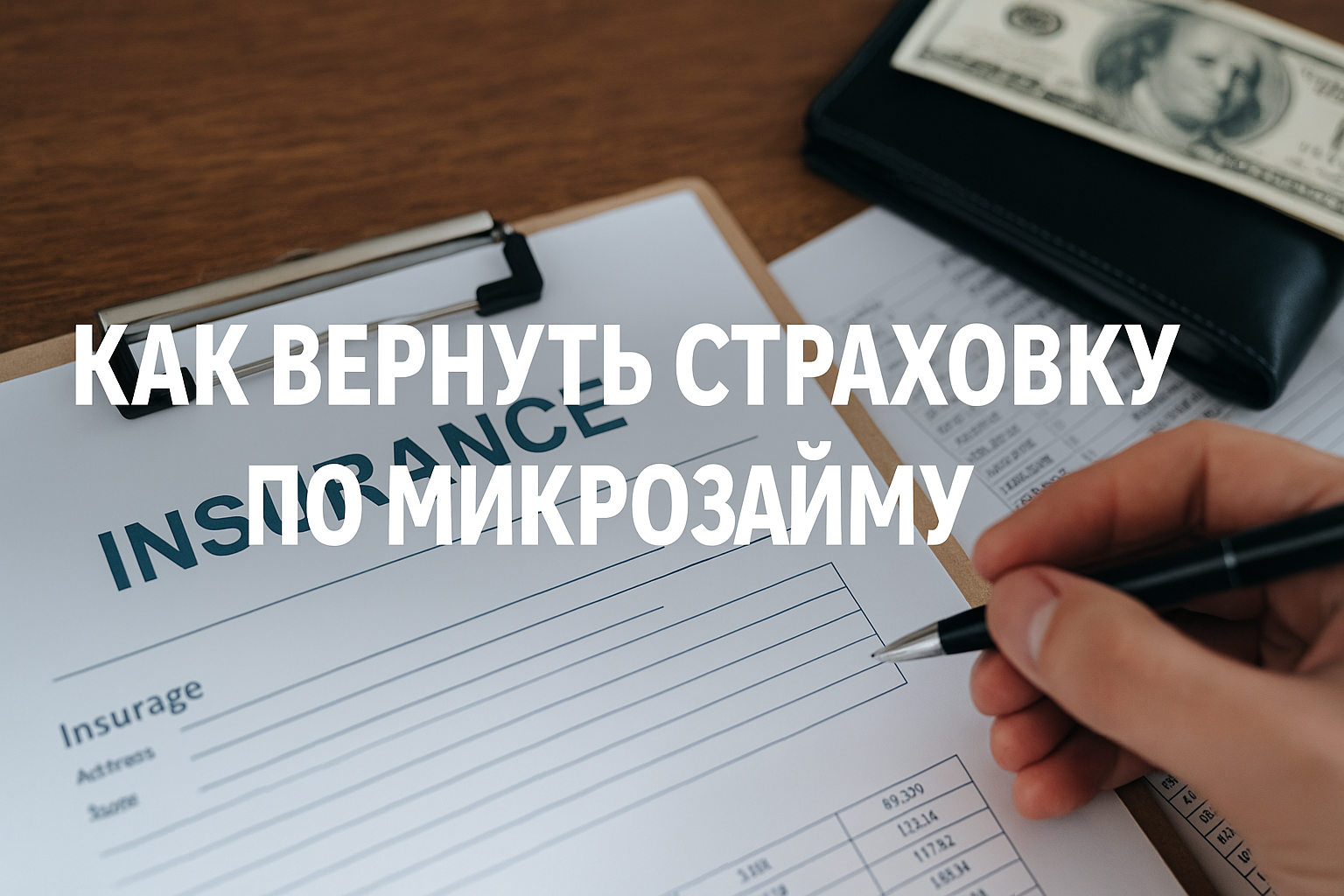 Как вернуть страховку по микрозайму