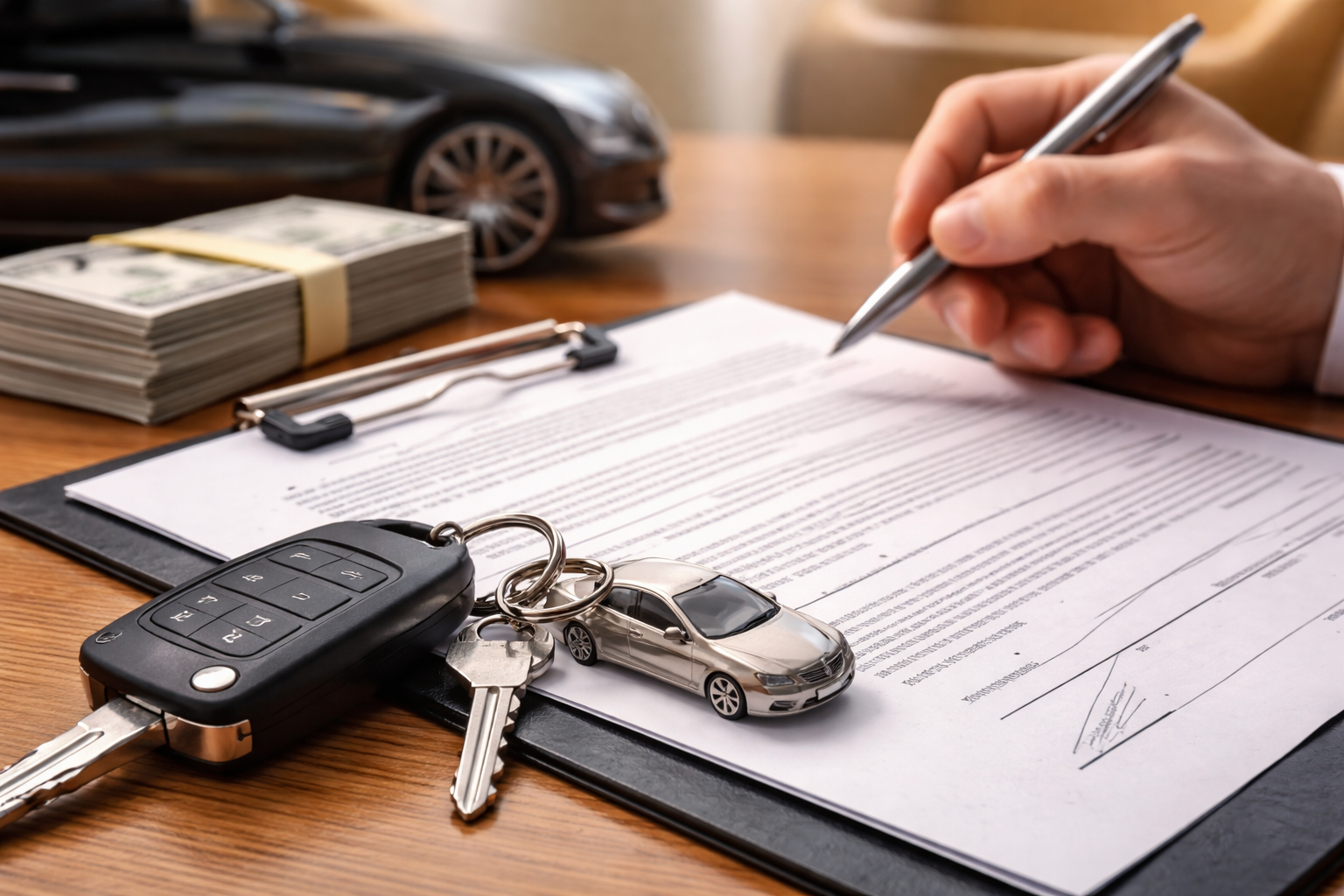 Что должен содержать договор займа под залог автомобиля?