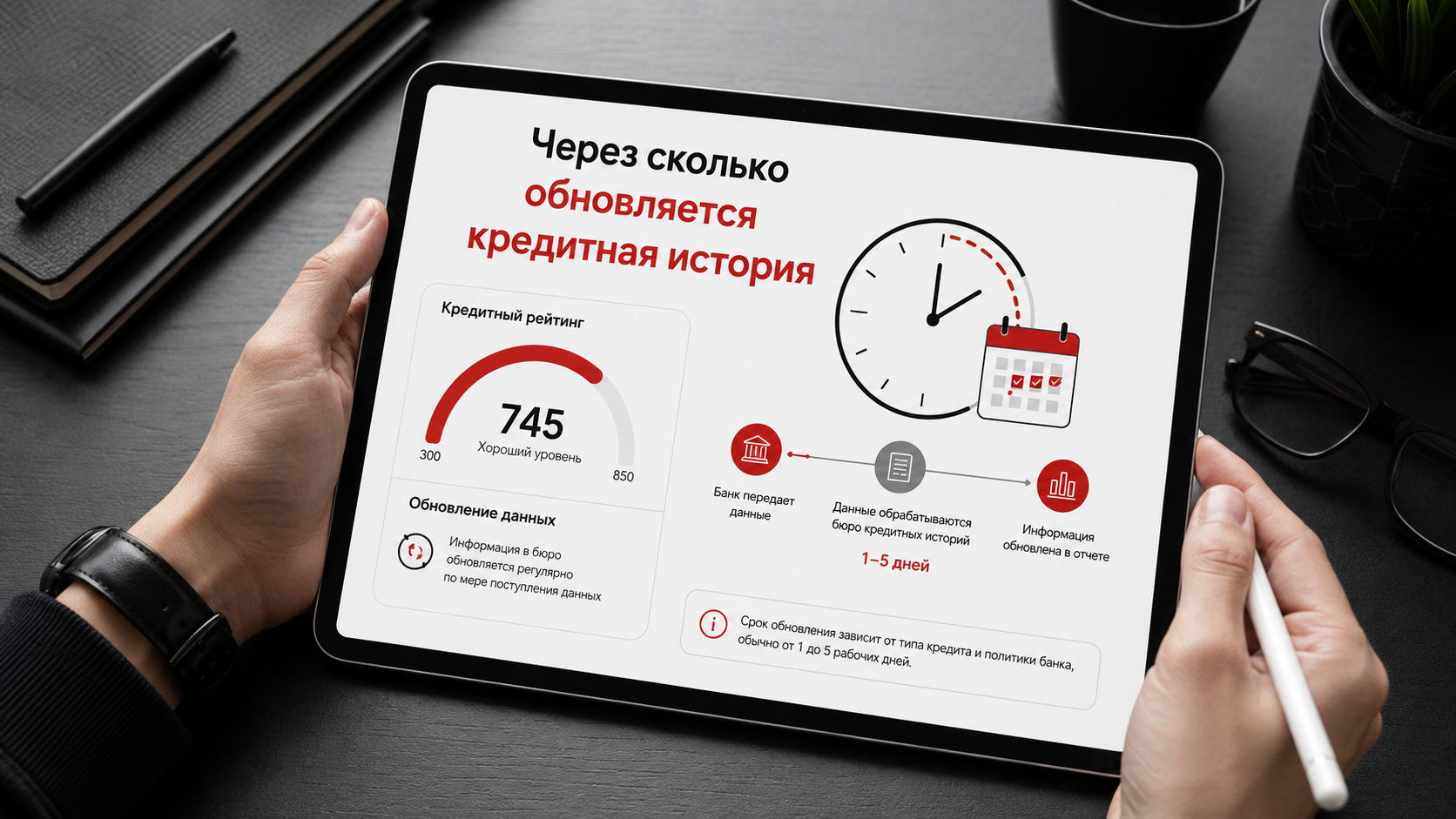 Через сколько обновляется кредитная история