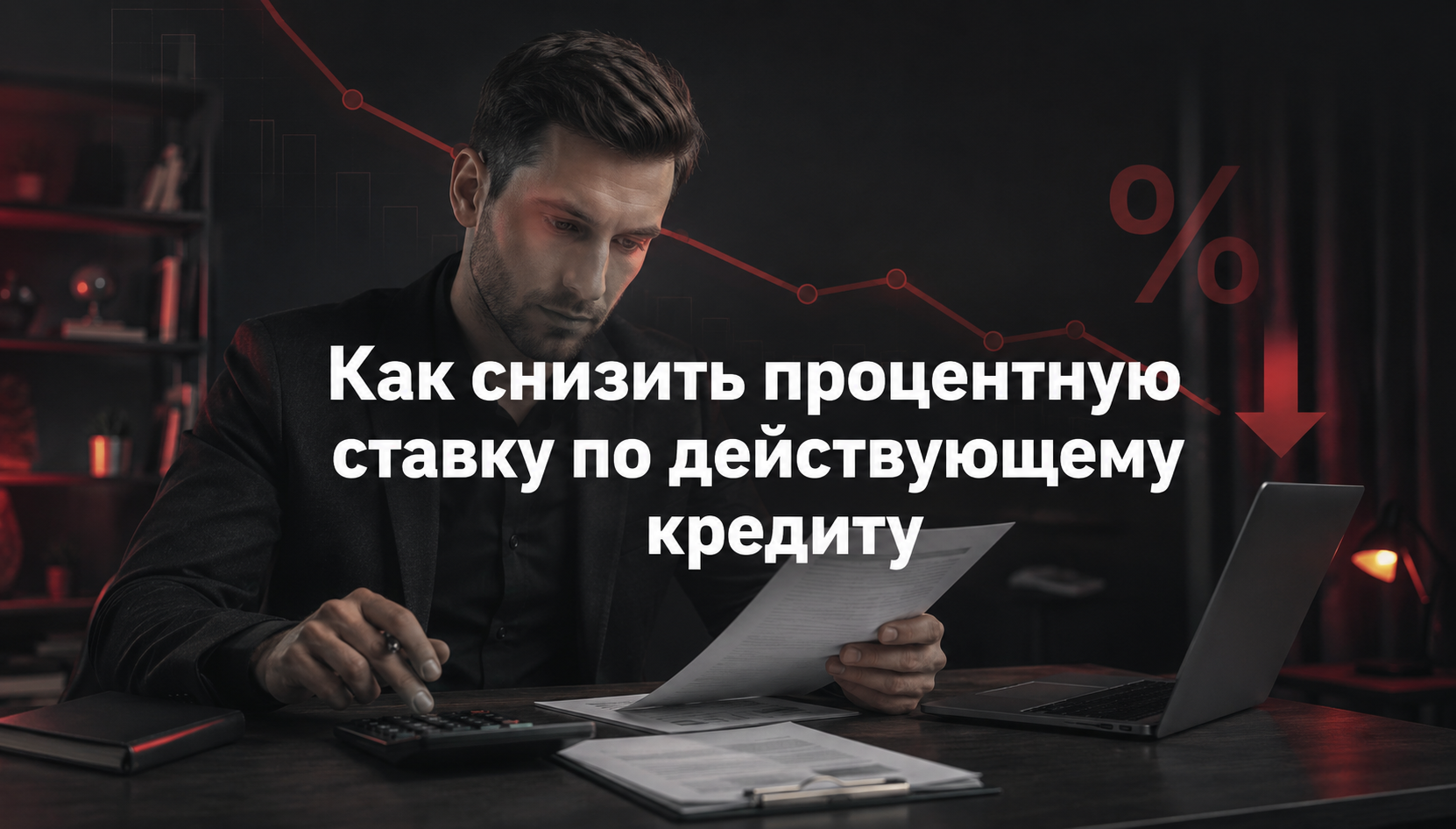 Как снизить процентную ставку по действующему кредиту
