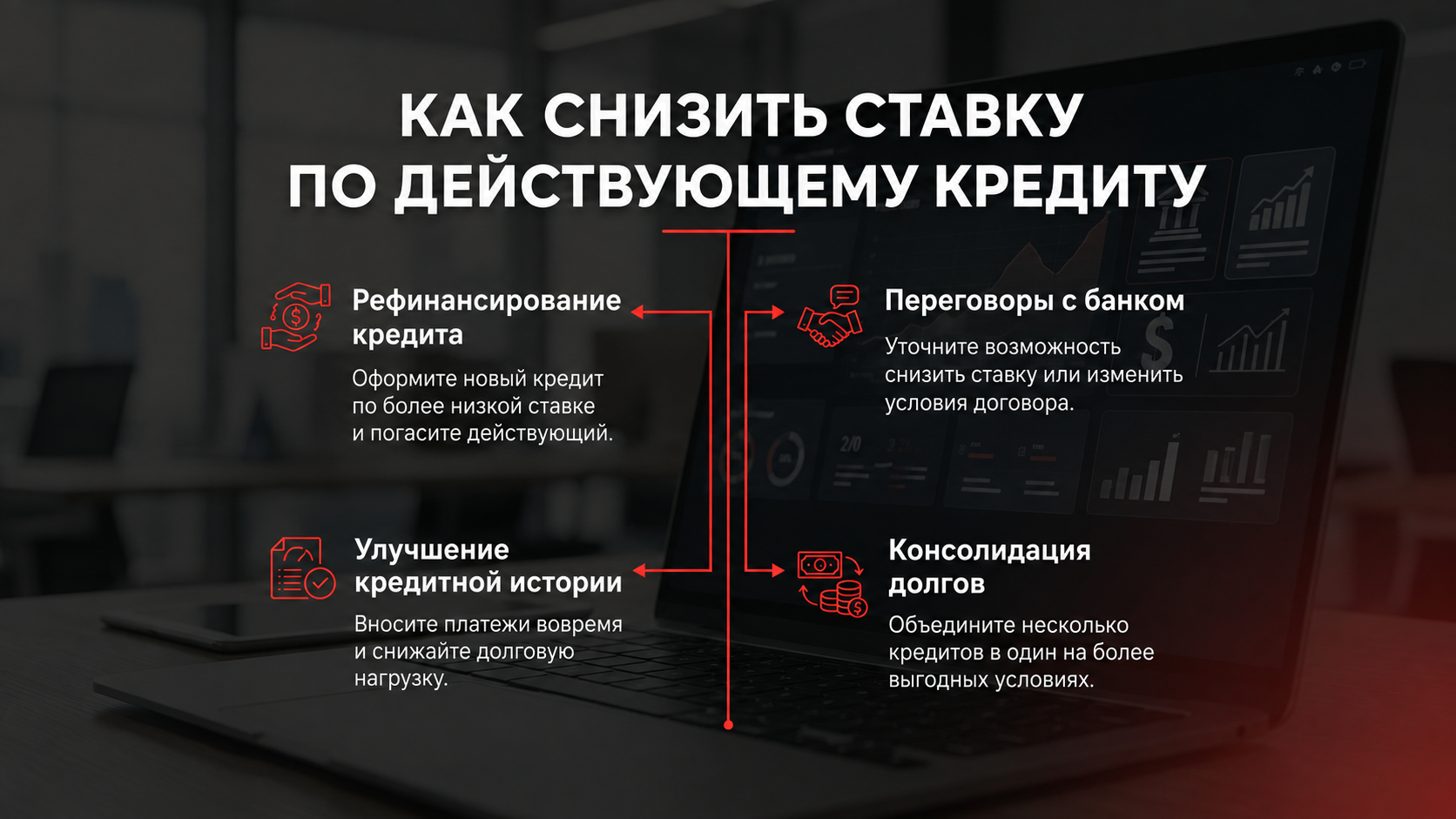 Как снизить процентную ставку по действующему кредиту