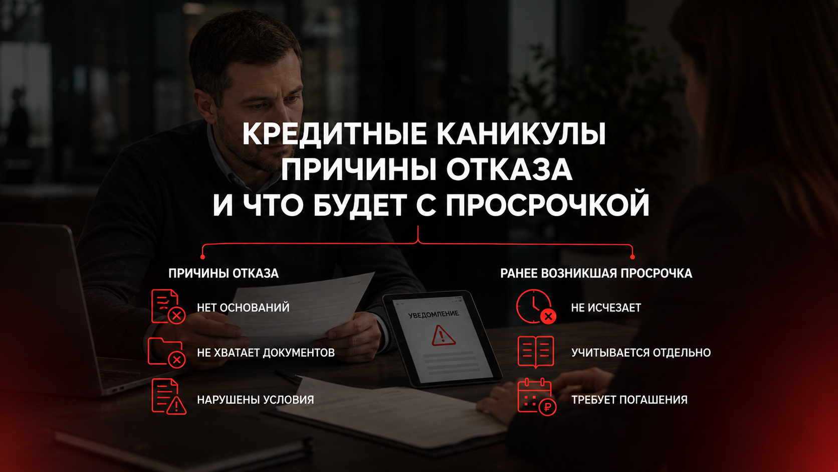 Кредитные каникулы: кому положены и как оформить