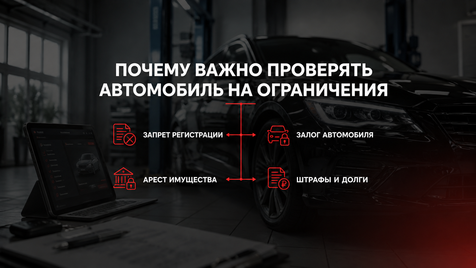 Запрет на регистрационные действия автомобиля: как проверить и снять