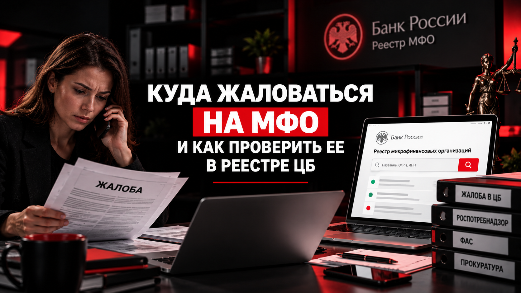 Куда жаловаться на МФО и как проверить её в реестре ЦБ