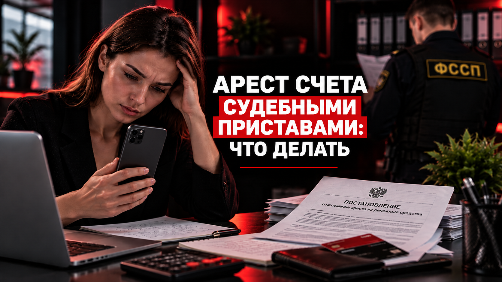 Арест счета судебными приставами: что делать